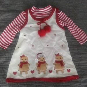 Bonnie Baby Christmas Dress
